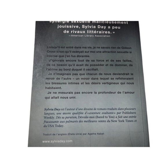 Dévoile-moi Sylvia Day Crossfire Tome 1 Romance French Paperback Livre - Picture 7 of 13